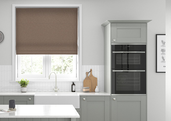 Devonshire, Mushroom - Roman Blind - Image 3